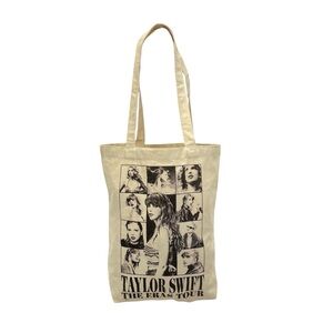 Taylor Swift The Eras Tour Tote Bag OS Ivory/Black